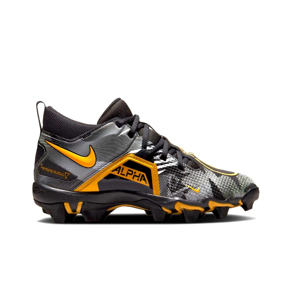 Nike Kids' Alpha Menace 3 Shark RW Mid Football Cleats - Good Condition - 5.5 Y